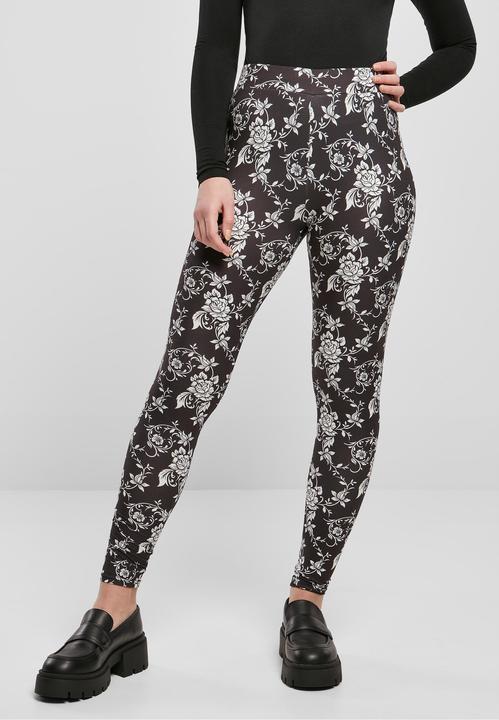Actual product image Urban Classics Ladies Soft AOP Leggings (XS)