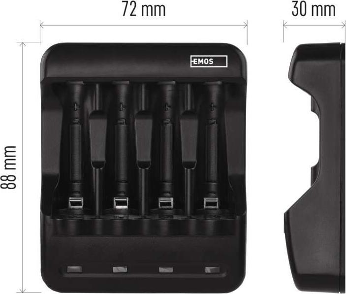 Actual product image Emos Battery Charger BCN-40 (1 pcs., AAA, Chargers without battery)