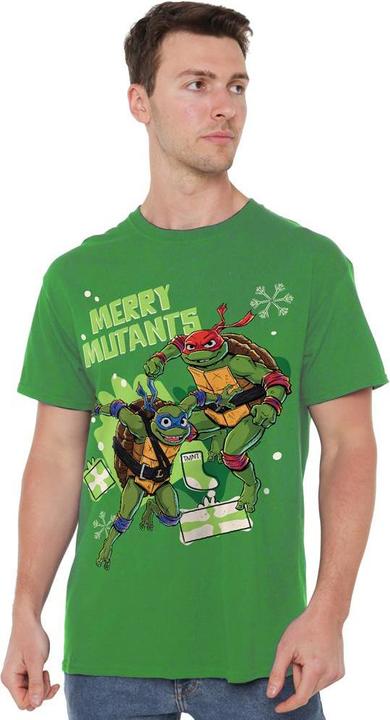 Immagine prodotto Teenage Mutant NT Merry Mutants Maglietta Natale Uomo (4XL)