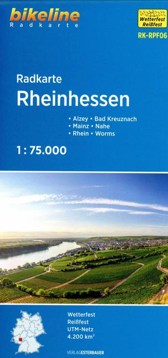 Produktbild Bikeline Radkarte Rheinhessen (RK-RPF06