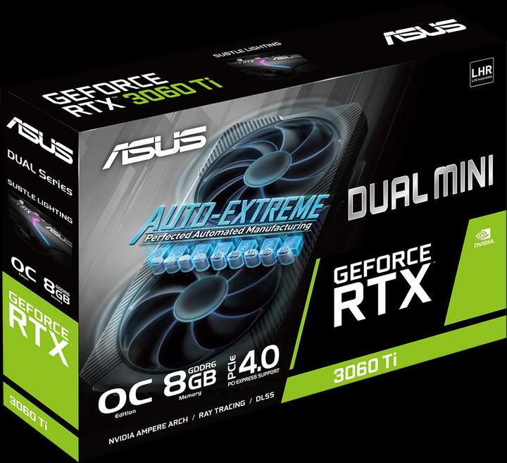 Produktbild ASUS GeForce DUAL RTX 3060 Ti O8G MINI V2 (8 GB)