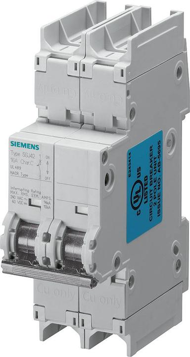 Immagine prodotto Siemens Interruttore UC C 1,6A 2p 240V 5SJ4215-7HG41