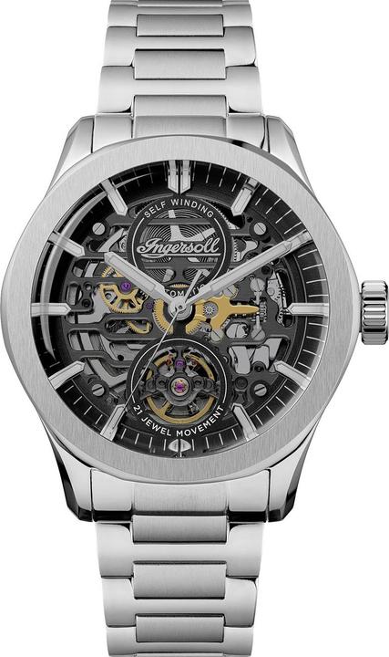 Ingersoll 1892 Ingersoll I16701 Herrenuhr Ingersoll Bronc Automatik 44mm 5ATM (Skeleton-Uhr, 44 mm)