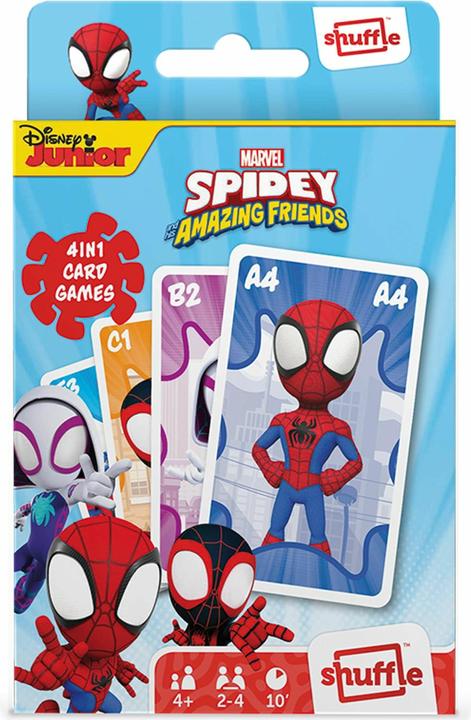 Produktbild ASS Altenburg Disney Marvel Spidey & Friends - Quartett 4 in 1 (DE-Ausgabe) (Englisch)