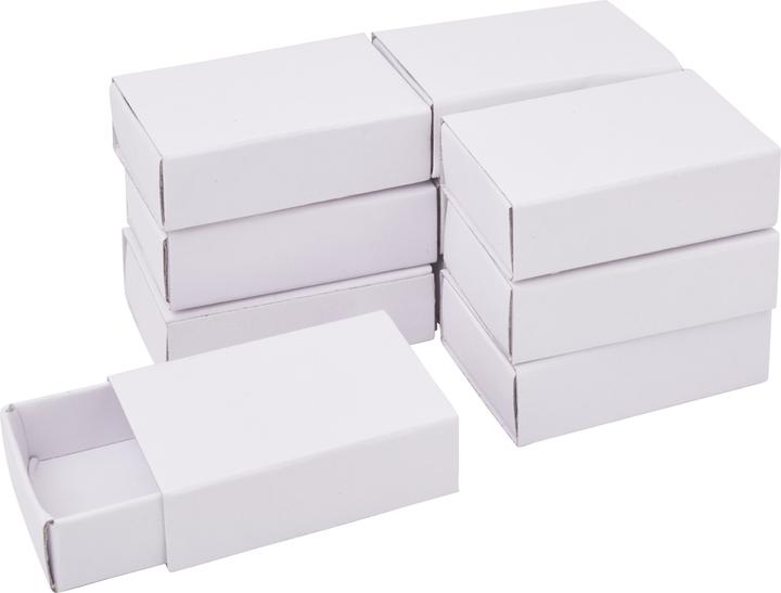 Produktbild VBS Streichholzschachteln "Weiss", 5 cm, 10 Stück
