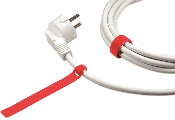 Image du produit Label-the-cable LTC BASIC 10 Power Velcro rt, gb, bl (Serre-câbles en plastique, 170 mm, 10 pcs)