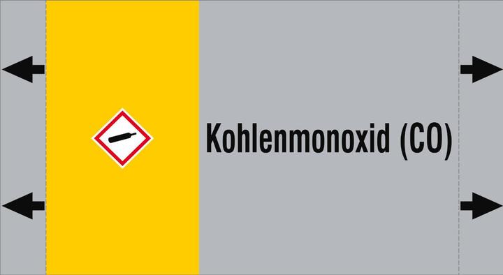 Productafbeelding Brady ISO 20560 leidingmerkers - Gas