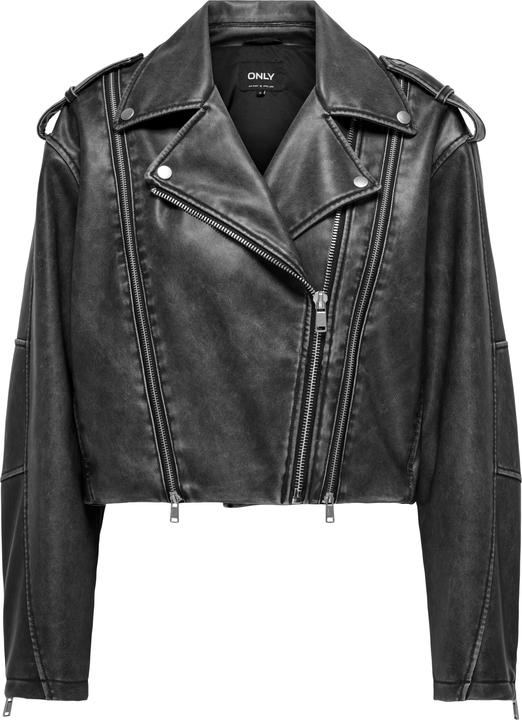 Actual product image Only Band collar Cuffs with zip Biker jacket Biker jacket (M)