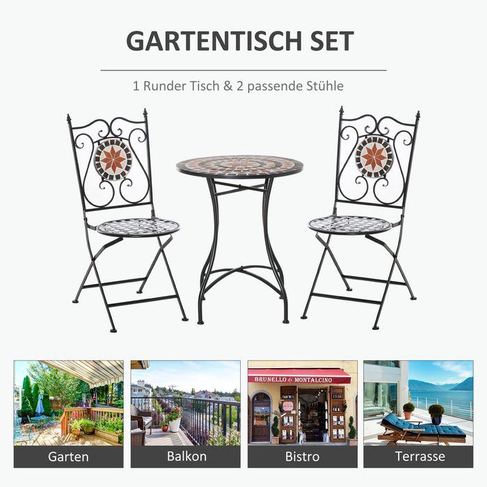 Produktbild Jamb Balkonset Mosaiktisch (60 cm)