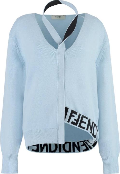 Actual product image Fendi Wool And Cashmere Cardigan (38)