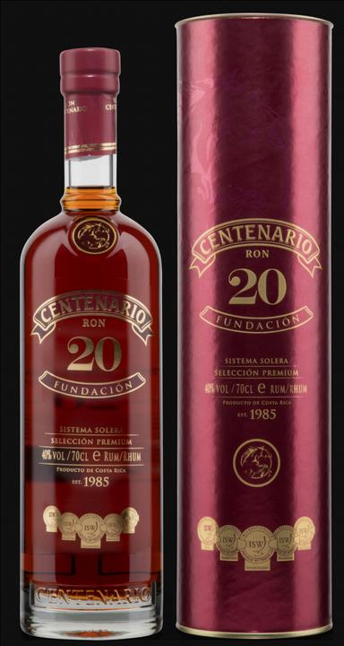 Produktbild Ron Centenario FundaciÃ³n 20 Years Old Premium Rum (1 x 70 cl)