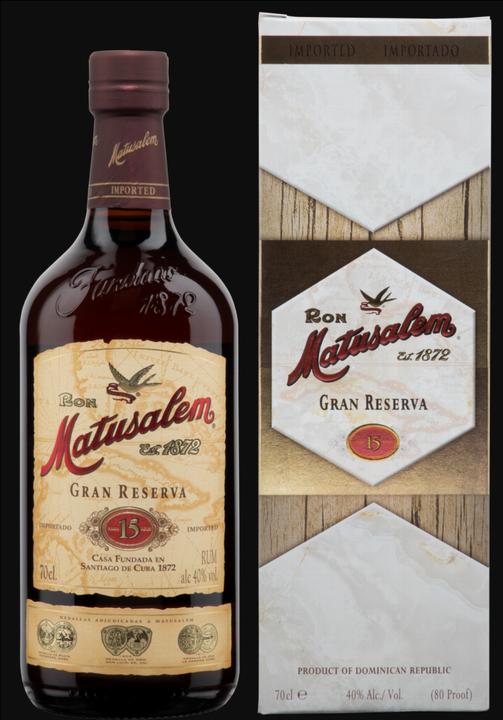 Actual product image Ron Matusalem Gran Reserva 15 Years (1 x 70 cl)