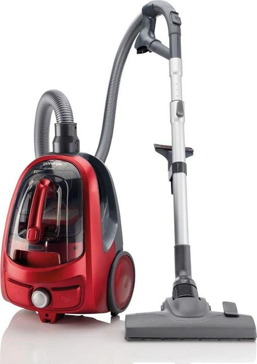 Gorenje Vacuum cleaner VCE03SPRCY Bagless, Power 800 W, Dust capacity 1.7 L, Raudona
