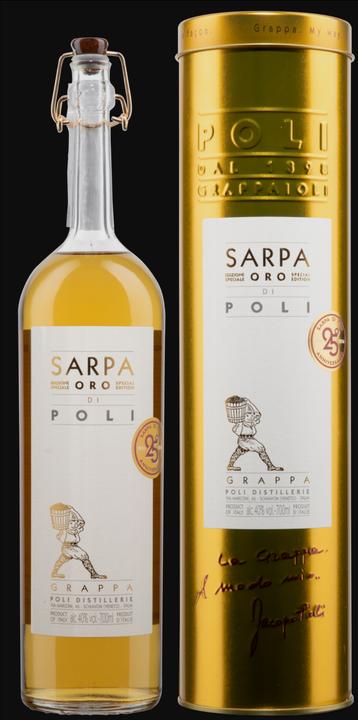 Produktbild Poli Grappa Sarpa Oro di (1 x 70 cl)