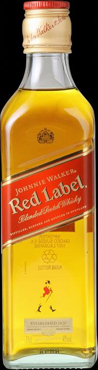 Actual product image Johnnie Walker red label (Blended Whisky, Scotch whisky, 1 x 35 cl)