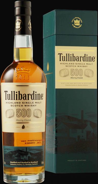 Image du produit Tullibardine 500 (Single Malt, Scotch Whisky, 1 x 70 cl)