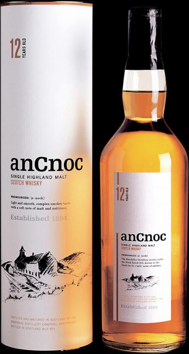 AnCnoc 12 Years (Single Malt, Scotch Whisky, 1 x 70 cl)
