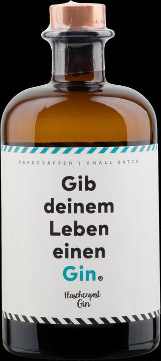 Produktbild Flaschenpost Gin Gib deinem Leben einen (1 x 50 cl)