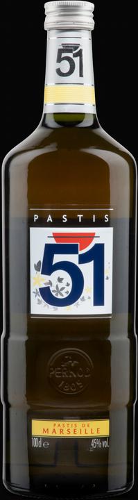 Actual product image Pernod Pastis 51 aperitif (45 %, France, 1 x 100 cl, Pastis)
