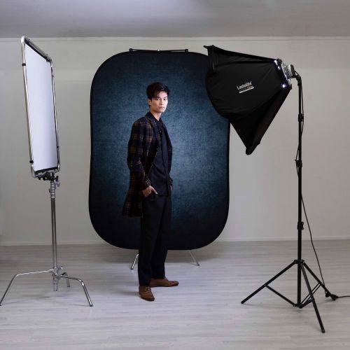Image du produit Lastolite Vintage Collapsible 1.5 x 2.1m Ink/Sage (154 cm, 211 cm)