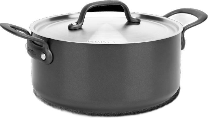 Greenpan Pot with lid CRAFT 24 cm - 4,9 l (Pot, Aluminium)