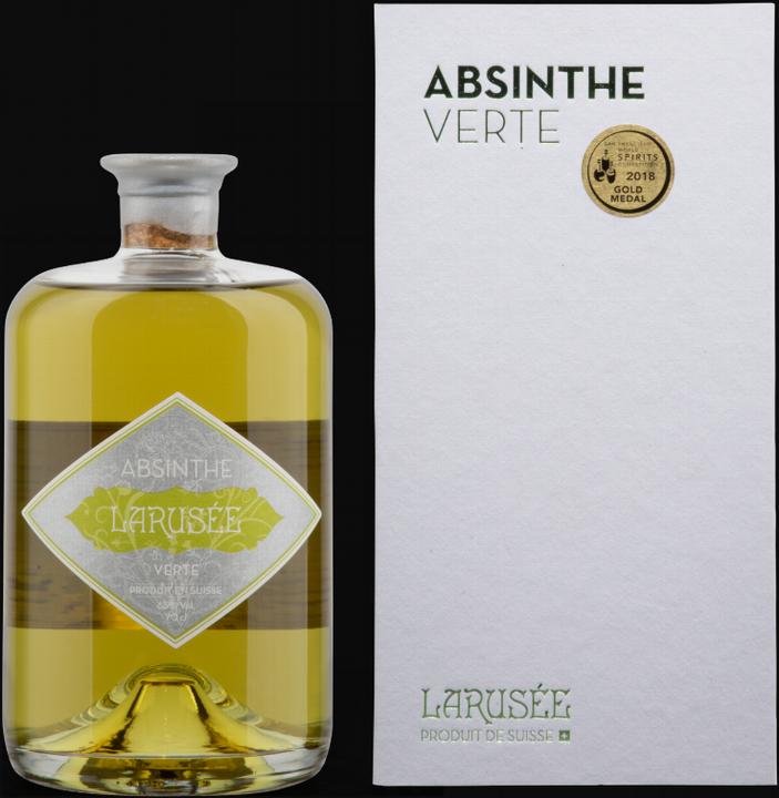 Larusée Absinthe Verte (18 years, 55 %, Switzerland, Absinthe)