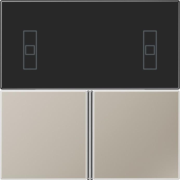 Produktbild JUNG ES 4093 TSA Tastensatz 3fach, F40 Raumcontroller, Se ES4093TSA