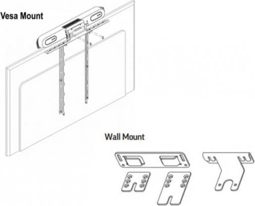 Image du produit Poly com Studio X30 Kit de fixation (support VESA & support mural)