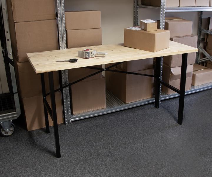 Actual product image CarTech Werktisch FSC® SQS-COC-100130 (159 cm, 58 cm)