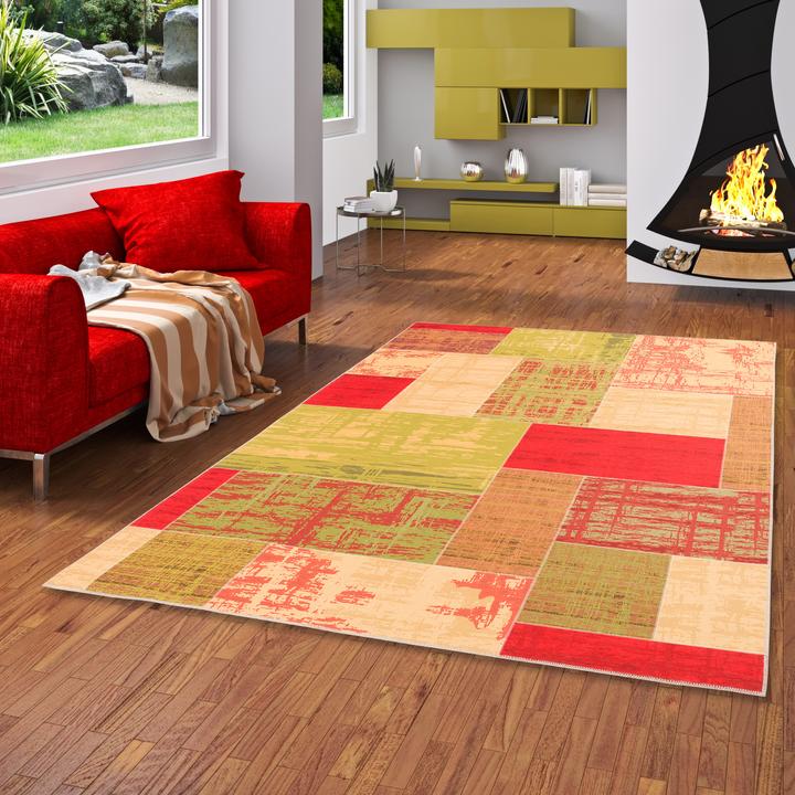 Actual product image Pergamon Luxury Vintage Designer Rug Primus Patchwork (120 x 160 cm)
