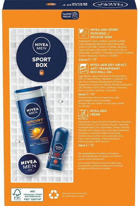 Immagine prodotto NIVEA MEN Sport Box (Set per la cura del corpo)