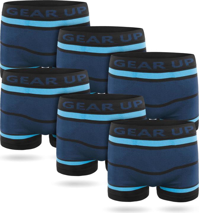 Normani 6 Stück Herren Retropants Mikrofaser-Boxershorts (L, 6er Pack)