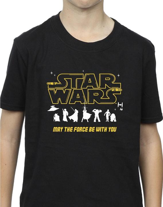 Immagine prodotto Star Wars Silhouettes Force Maglietta Ragazzi (140, 146)