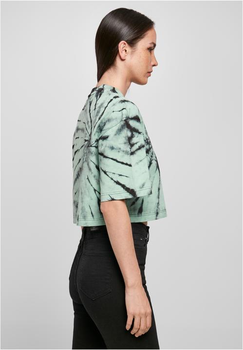 Actual product image Urban Classics Ladies Oversized Cropped Tie Dye Tee (4XL)