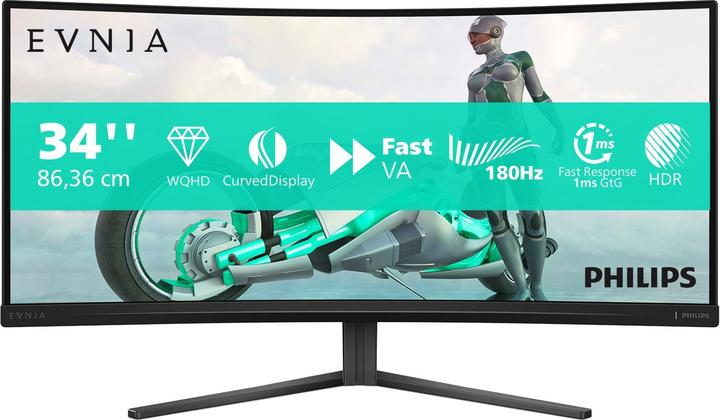 Actual product image Philips Evnia 34M2C3500L (3440 x 1440 pixels, 34")