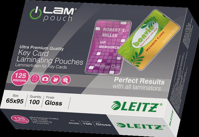 Produktbild Leitz Laminier-Folientasche 65x95mm (65 x 95 mm, 100 Stück, 125 µm)