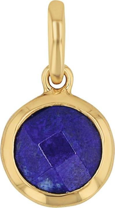 Amor Anhänger für Damen, Gold 375, Lapis (Gold 375, 9 ct)