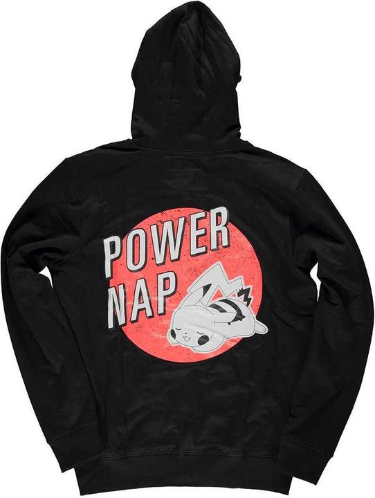 Immagine prodotto Pokémon Felpa con cappuccio da uomo Pikachu Power Nap (XL)