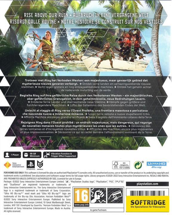 Produktbild Sony Horizon Forbidden West (PS5, EN)