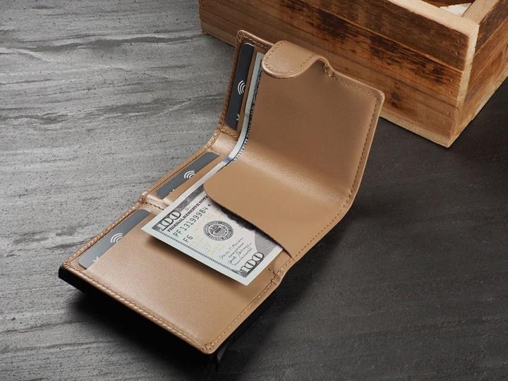 Actual product image Pularys Wallet SOHO ZIP credit card holder