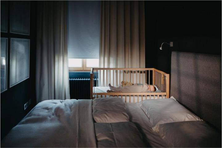 Actual product image Tissi Hajo side bed / cot