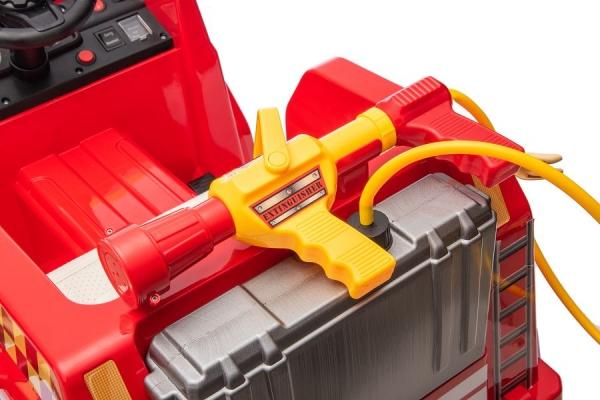 Productafbeelding Es-toys Kinderfahrzeug – Elektro Auto „Feuerwehr“ – 12V7AH Akku, 4 Motoren - Fernsteuerung, MP3 + Si (12 V)
