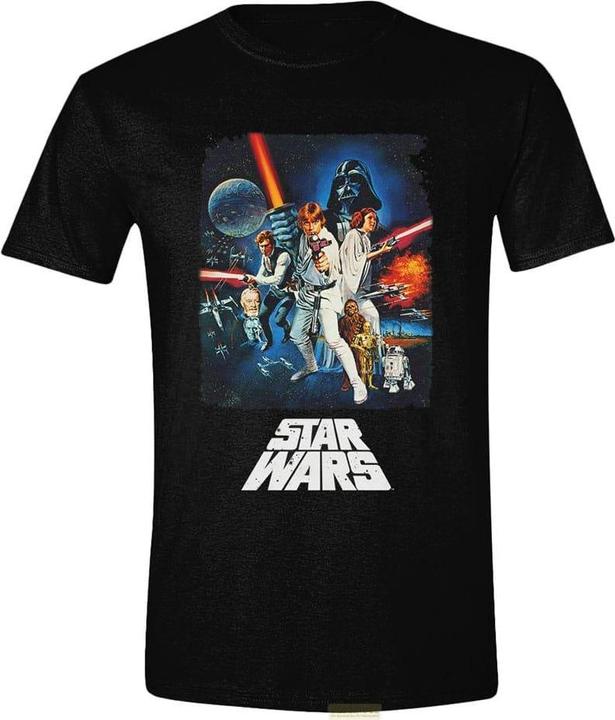 Death Note Star Wars A New Hope T-Shirt Retro Poster Grösse S (S)