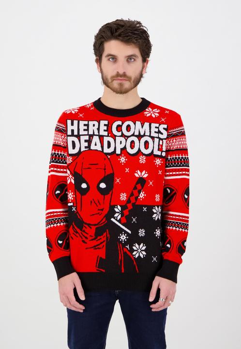 Immagine prodotto Deadpool Maglione di Natale a maglia (XL)