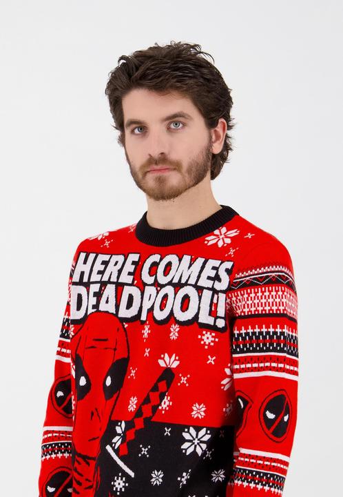 Immagine prodotto Deadpool Maglione di Natale a maglia (XL)