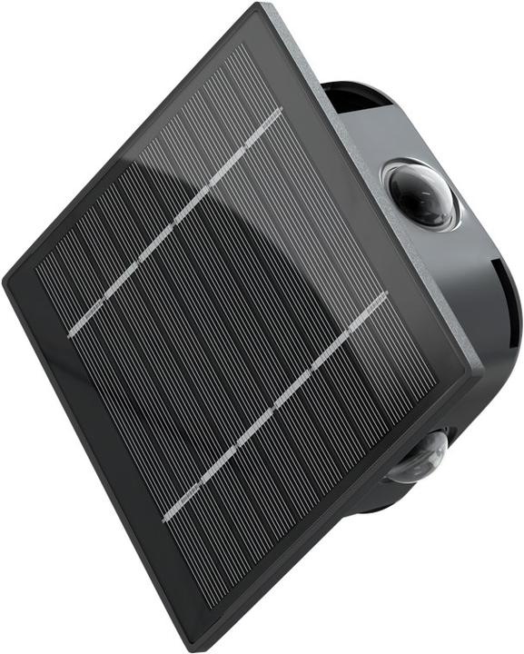 Actual product image Goobay Rhombus LED solar wall light, black (30 lm, IP44)
