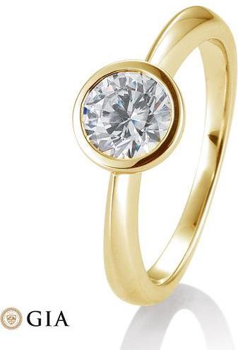 Breuning Ring Zarge 0,80-1,50 ct. (57, 585/14 K Gold)
