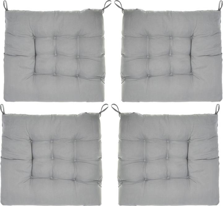 Immagine prodotto Intirilife Cuscino per sedia da legare (set di 4) (40 x 3 cm)