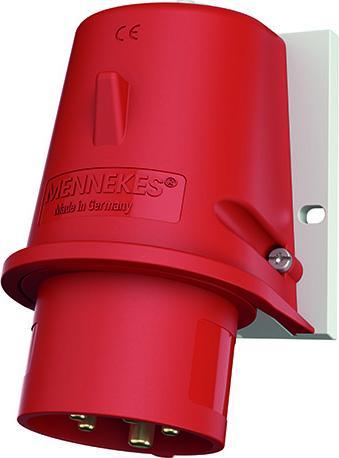 Produktbild Mennekes MEN 3523 Wandstecker 32A 5p 6h 400V IP44 PHW