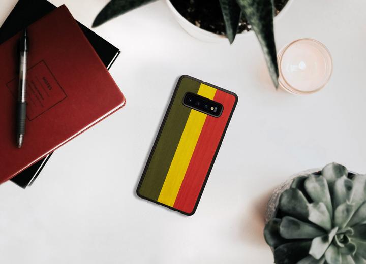 Immagine prodotto Man&Wood Custodia per smartphone Galaxy S10 Plus reggae nero (Samsung Galaxy S10+)